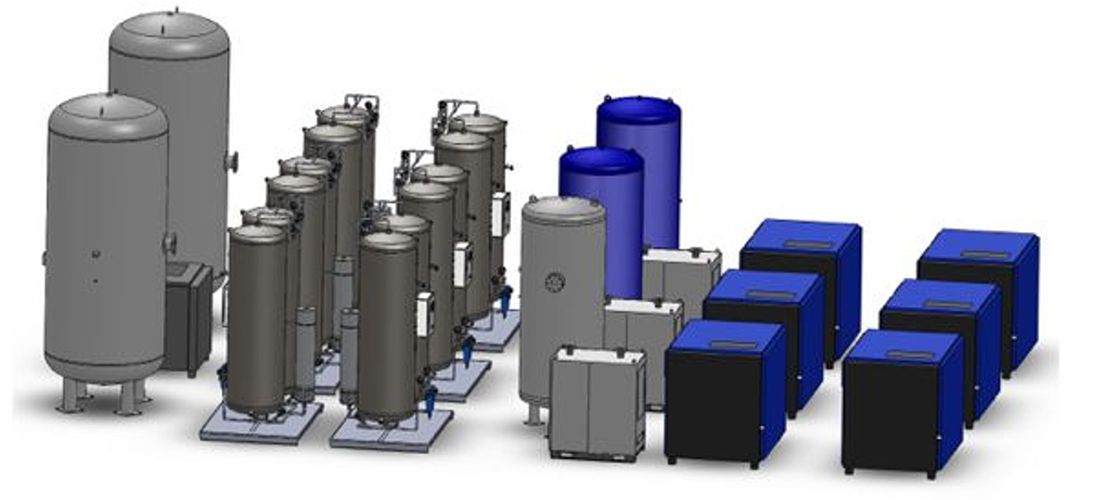 Air Compressor for Производство кислорода и азота